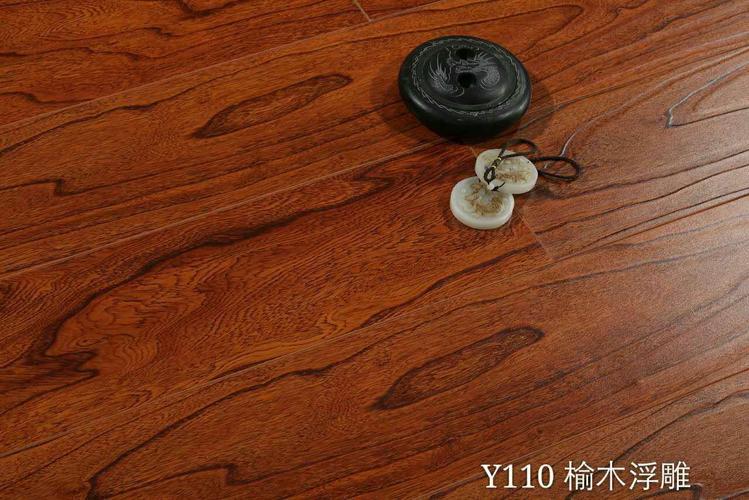 1222x166x15mm厂家,价格_多层实木榆木浮雕地板y110 1222x166x15mm
